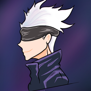 Gojo drawing wallpaper