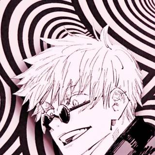 Gojo drawing wallpaper