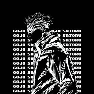 Gojo drawing wallpaper