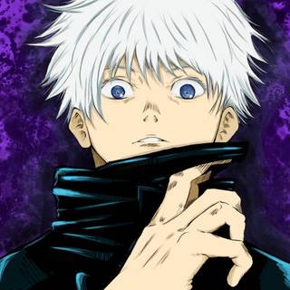 Gojo drawing wallpaper