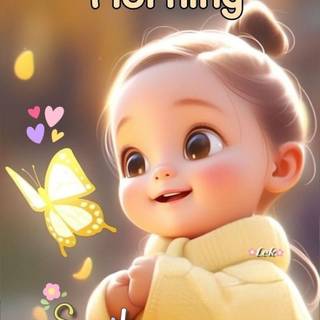 Morning cartoon wallpaper