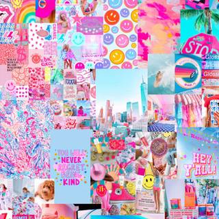 Preppy school wallpaper