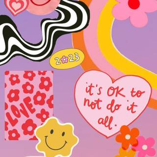 Preppy school wallpaper