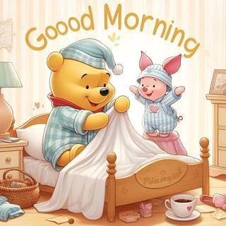 Morning cartoon wallpaper