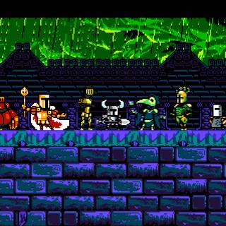 Pixel art game wallpaper