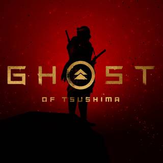 Ghost of Tsushima logo wallpaper