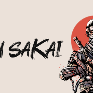 Ghost of Tsushima logo wallpaper