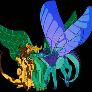 Wings of Fire Silkwing wallpaper