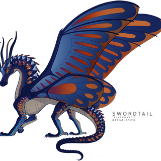 Wings of Fire Silkwing wallpaper