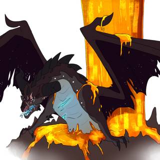 Wings of Fire Silkwing wallpaper