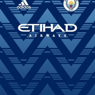Manchester City kit wallpaper