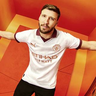 Manchester City kit wallpaper