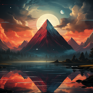 Majestic sunset wallpaper