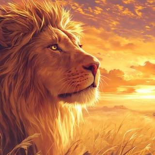 Majestic sunset wallpaper