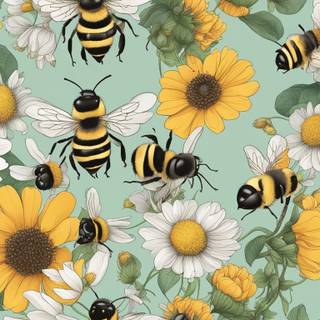Pollination agents wallpaper