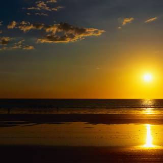 Majestic sunset wallpaper