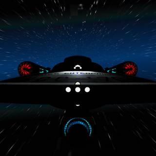 Warp speed wallpaper