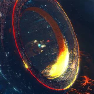 Warp speed wallpaper