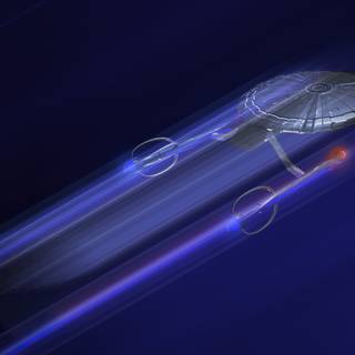 Warp speed wallpaper