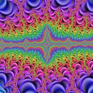 Psychedelic nature wallpaper