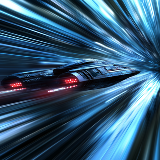 Warp speed wallpaper