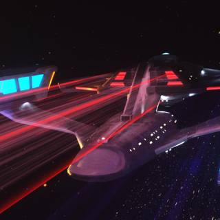 Warp speed wallpaper