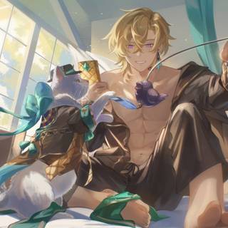 Aventurine HSR wallpaper