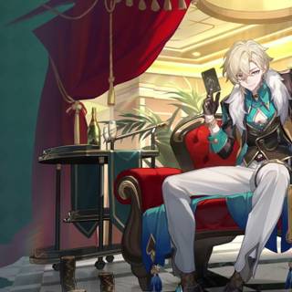 Aventurine HSR wallpaper