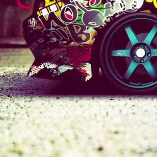 JDM sticker wallpaper