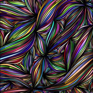 Psychedelic nature wallpaper