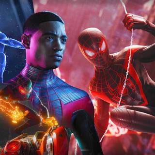 Miles Morales 4k portrait wallpaper