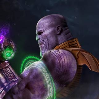 Thanos dark 4k wallpaper