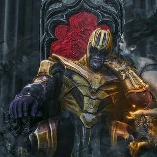 Thanos dark 4k wallpaper