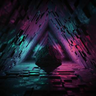 Triangles 4k wallpaper