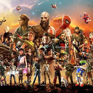 PlayStation characters wallpaper