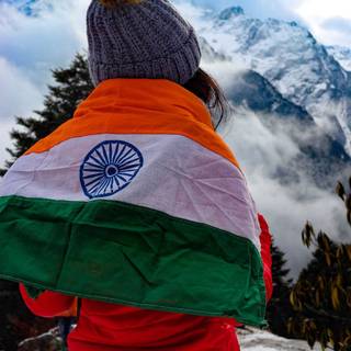 Indian flag 4k mobile wallpaper