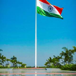 Indian flag 4k mobile wallpaper