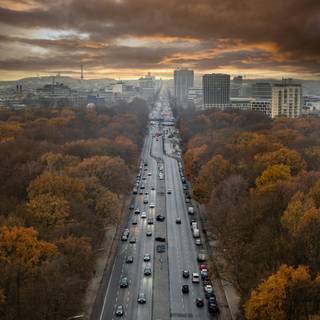 Rainy road 4k wallpaper