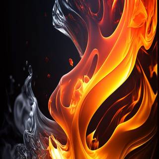 Fire element iPhone wallpaper