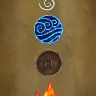 Fire element iPhone wallpaper