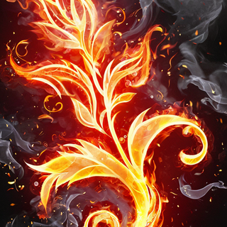 Fire element iPhone wallpaper