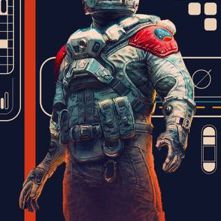 Starfield phone wallpaper