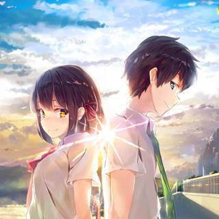 Anime couples phone wallpaper