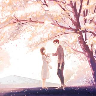 Anime couples phone wallpaper