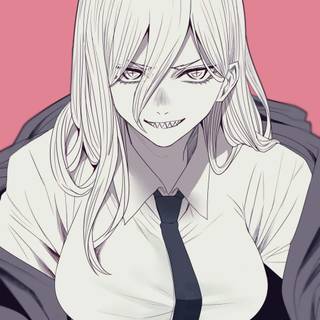 Power Chainsaw Man iPhone wallpaper