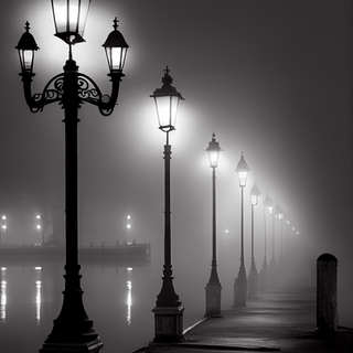 Street lamp iPhone wallpaper