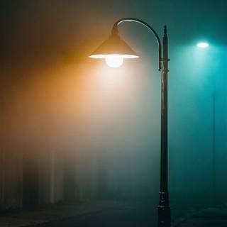 Street lamp iPhone wallpaper