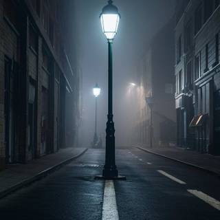 Street lamp iPhone wallpaper