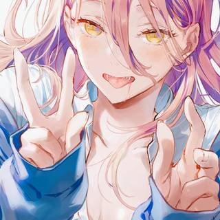 Power Chainsaw Man iPhone wallpaper