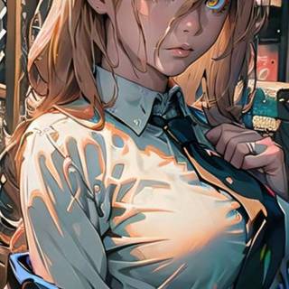 Power Chainsaw Man iPhone wallpaper